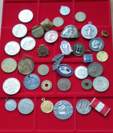 SMALL GROUP / COLLECTION / LOT JETONS MEDALS WORLD 48 Pc 260 G  #xx32 002 - Sammlungen & Sammellose