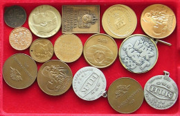 COLLECTION SCANDINAVIAN MEDALS 15PC 208G  #xx35 057 - Verzamelingen & Kavels