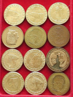 COLLECTION SCANDINAVIAN MEDALS 12PC 202G  #xx35 023 - Collezioni E Lotti