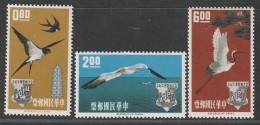 TAIWAN (Formose) - N°434/6 ** (1963) AOPU : Oiseaux - Nuevos