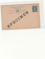 Seychelles / Stationery Reply Cards / Specimen Overprints - Seychelles (1976-...)