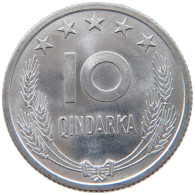 ALBANIA 10 QINDARKA 1969  #MA 066607 - Orientale