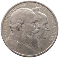 BADEN 2 MARK 1906 FRIEDRICH I. 1856-1907. #MA 001510 - 2, 3 & 5 Mark Plata