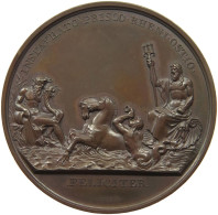 AUSTRIAN NETHERLANDS MEDAILLE 1807 VON J. P. DROZ, AUF DIE ERÖFFNUNG DER RHEIN-SCHLEUSE BEI KATWIJK. #MA 012736 - 1714-1794 Paesi Bassi Austriaci