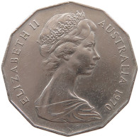 AUSTRALIA 50 CENTS 1970 ELIZABETH II. (1952-2022) #MA 066480 - 50 Cents