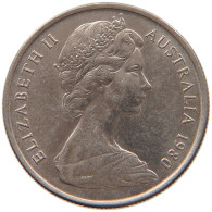 AUSTRALIA 5 CENTS 1980 ELIZABETH II. (1952-2022) #MA 066541 - 5 Cents