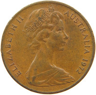 AUSTRALIA 2 CENTS 1972 ELIZABETH II. (1952-2022) #MA 066509 - 2 Cents