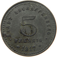 ASCHAFFENBURG 5 PFENNIG 1917  #MA 103086 - Armenien