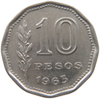 ARGENTINA 10 PESOS 1963  #MA 025355 - Argentine