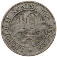 BELGIUM 10 CENTIMES 1895 LEOPOLD II. 1865-1909 #MA 067347 - 10 Cents