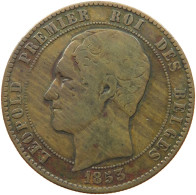 BELGIUM 10 CENTIMES 1853  #MA 000229 - 10 Cents