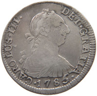 BOLIVIA 2 REALES 1785/4 CARLOS III. 1759-1788. #MA 024537 - Bolivie