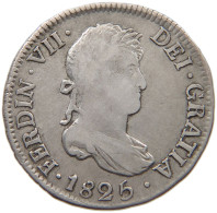 BOLIVIA 2 REALES 1825 J FERNANDO VII. #MA 024538 - Bolivië