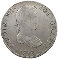 BOLIVIA 4 REALES 1818 PJ FERNANDO VII. #MA 024533 - Bolivia