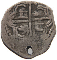 BOLIVIA 2 REALES  FELIPE IV. CONTEMPORARY COUNTERFEIT CASTLES / LIONS NOT IN LINE #MA 023096 - Bolivie