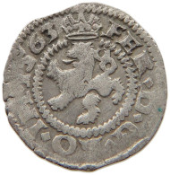 BÖHMEN WEIßPFENNIG 1563 FERDINAND I #MA 003692 - Tchécoslovaquie