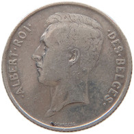 BELGIUM FRANC 1913 ALBERT I. 1909-1934 #MA 065496 - 1 Franc