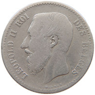 BELGIUM FRANC 1867 LEOPOLD II. 1865-1909 #MA 068820 - 1 Franc