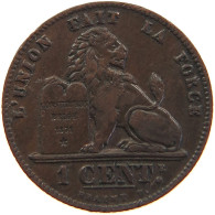 BELGIUM CENTIME 1907 LEOPOLD II. 1865-1909 #MA 100690 - 1 Centime