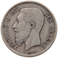 BELGIUM 50 CENTIMES 1898 LEOPOLD II. 1865-1909 #MA 067525 - 50 Cent