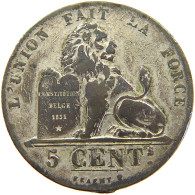 BELGIUM 5 CENTIMES 1852 LEOPOLD I. (1831-1865) #MA 067751 - 5 Centimes