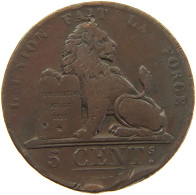 BELGIUM 5 CENTIMES 1833 LEOPOLD I. (1831-1865) #MA 102014 - 5 Cent