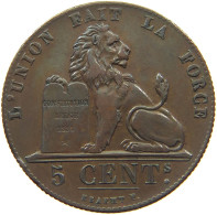 BELGIUM 5 CENTIMES 1841 LEOPOLD I. 1831-1865 #MA 022093 - 5 Cents