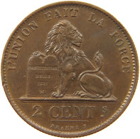 BELGIUM 2 CENTIMES 1876 LEOPOLD II #MA 004797 - 2 Centimes