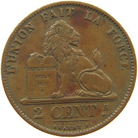 BELGIUM 2 CENTIMES 1876 LEOPOLD II. 1865-1909 #MA 067322 - 2 Cents