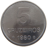 BRAZIL 5 CRUZEIROS 1980  #MA 025292 - Brésil
