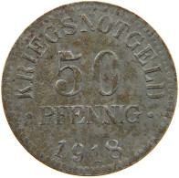 BRAUNSCHWEIG 50 PFENNIG 1918  #MA 103203 - Sonstige & Ohne Zuordnung