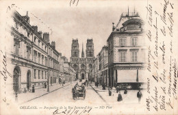 FRANCE - Orléans - Perspective De La Rue Jeanne-d'Arc - Carte Postale Ancienne - Orleans