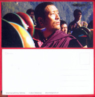 BHUTAN Nyingmapa Buddhist Monks Picture Postcard BHOUTAN - Bhoutan
