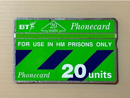 Mint UK United Kingdom - British Telecom Phonecard - BT 20 Units For Use In HM Prison Only - Set Of 1 Mint Card - Collezioni