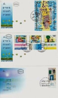 ISRAEL 1993 FDC COMPLETE YEAR SET WITH S/SHEETS - SEE 7 SCANS - Covers & Documents