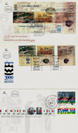 ISRAEL 1995 FDC COMPLETE YEAR SET WITH S/SHEETS - SEE 7 SCANS - Cartas & Documentos