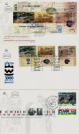 ISRAEL 1995 FDC COMPLETE YEAR SET WITH S/SHEETS - SEE 7 SCANS - Covers & Documents