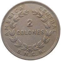 COSTA RICA 2 COLONES 1948  #MA 063140 - Costa Rica