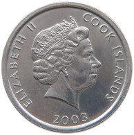 COOK ISLANDS CENT 2003 ELIZABETH II. (1952-) #MA 065842 - Islas Cook