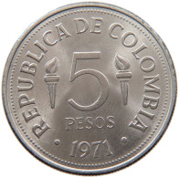 COLOMBIA 5 PESOS 1971  #MA 067100 - Kolumbien