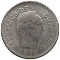 COLOMBIA 10 CENTAVOS 1970  #MA 025458 - Kolumbien