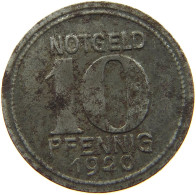 COBLENZ 10 PFENNIG 1920  #MA 103412 - Andere & Zonder Classificatie