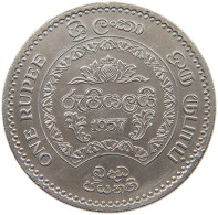 CEYLON RUPEE 1957  #MA 025861 - Sri Lanka