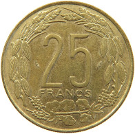 CENTRAL AFRICAN STATES 25 FRANCS 1975  #MA 065271 - República Centroafricana