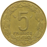 CENTRAL AFRICAN STATES 5 FRANCS 1975  #MA 065289 - Repubblica Centroafricana