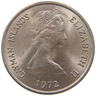 CAYMAN ISLANDS 25 CENTS 1972  #MA 063130 - Cayman Islands