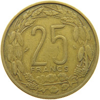 CAMEROON 25 FRANCS 1970  #MA 065276 - Cameroon