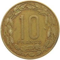 CAMEROON 10 FRANCS 1965  #MA 065261 - Kameroen