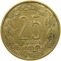 CAMEROON 25 FRANCS 1962  #MA 065277 - Cameroun