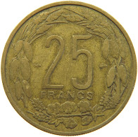 CAMEROON 25 FRANCS 1958  #MA 065284 - Cameroun